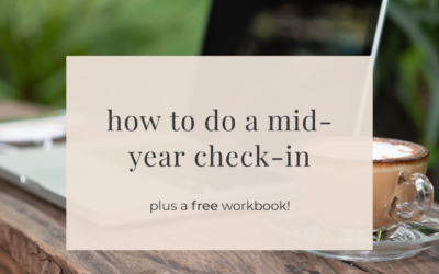 How to do a mid-year check-in